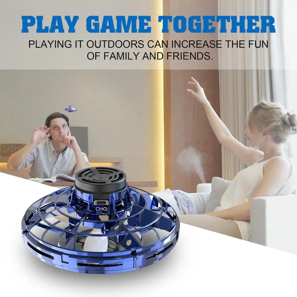 
Hot Sale & High Quality Sensing Control Drone Hand Gesture Flying Plastic UFO Toys for Kids 