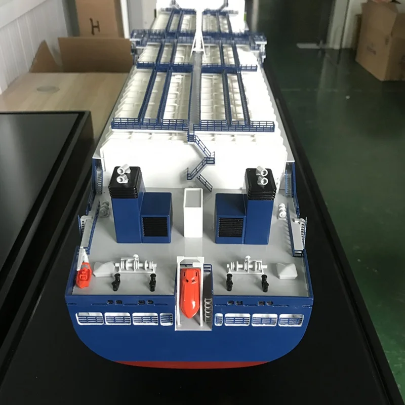 Custom any size Carrier model natural gas generator LNG Tanker Vessel model LNG ship models