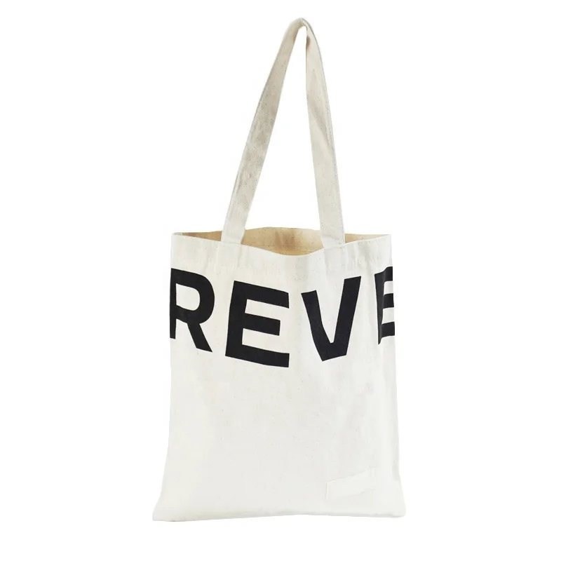 High quality durable cheap price cotton canvas gift packaging shopping tote bag with custom printed logo