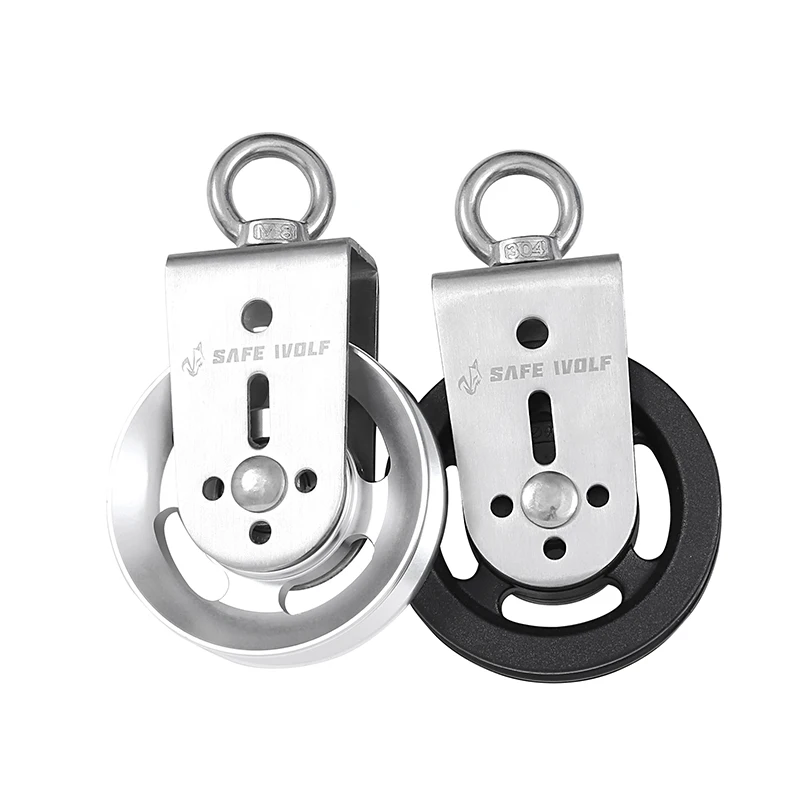 Diy Cable Pulley System Forearm Strength Exerciser Stainless Steel Fitness Hanging Wheel