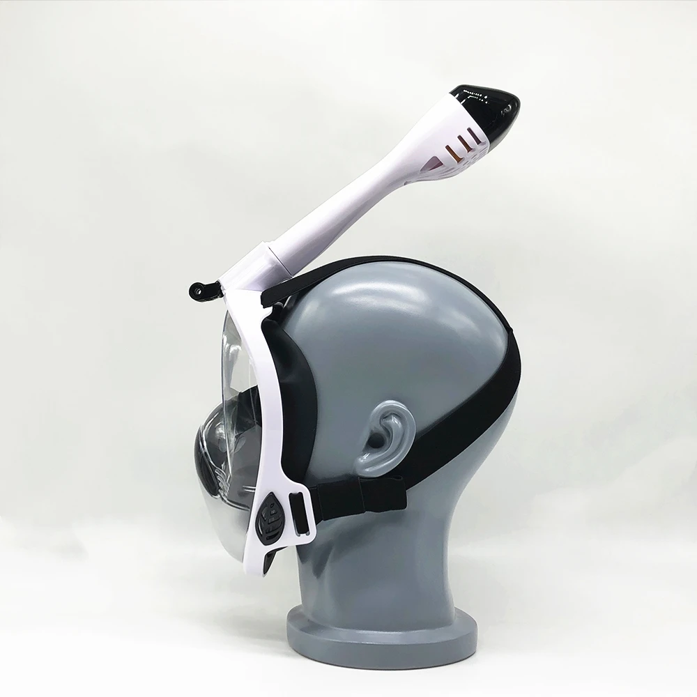 
China New High Quality Silicone Scuba Diving Mask Free Breath Adult 180 Field Of Vision Full Face Mask Anti Fog Set 