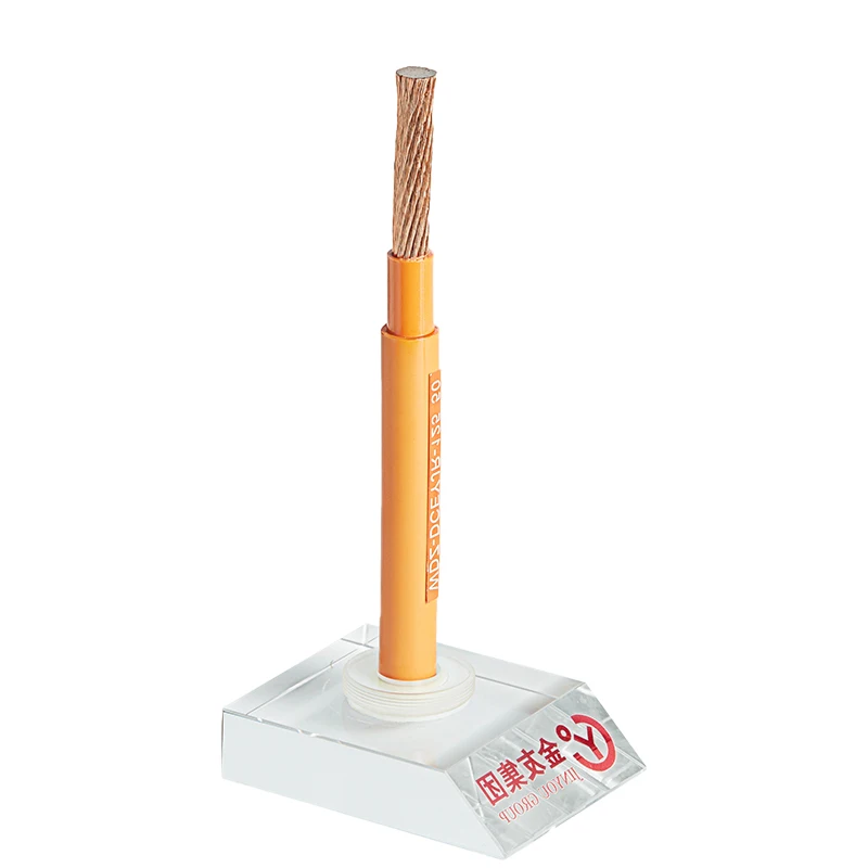 Китайский поставщик оранжевый Класс C HF -EV XLPO 8 мм2 Луженая Медь термостойкий водостойкий провод для автомобиля