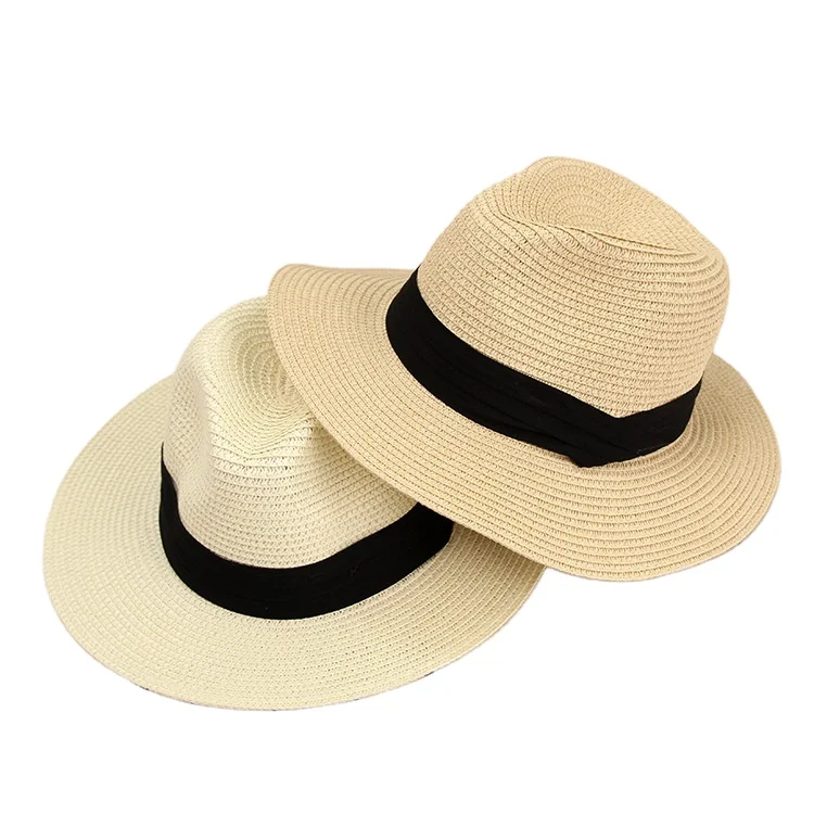 2021 Sun Ladies Custom Wide Brim Woman Panama Straw Hat for Summer Fashion