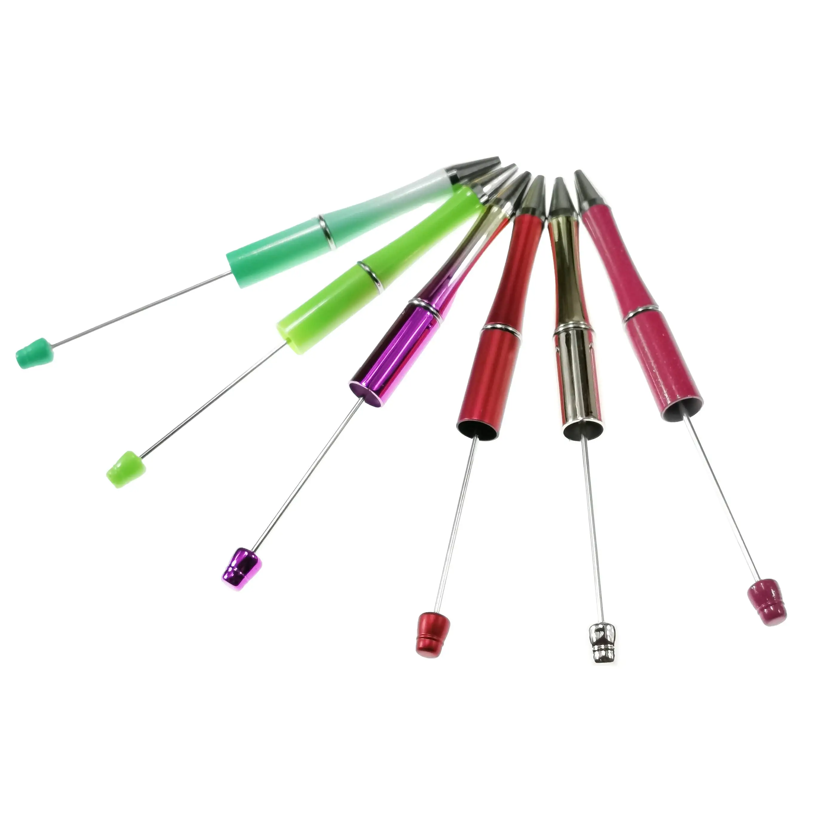 Высококачественная шариковая ручка с бисером индивидуальный логотип школьные и деловые принадлежности пластиковые шариковые ручки Заготовки