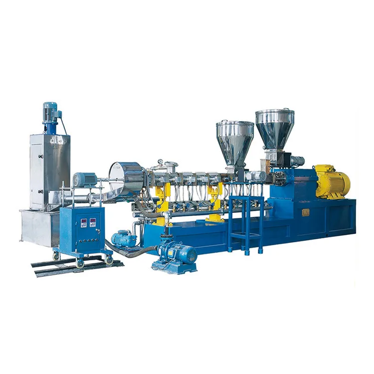 Factory Selling Directly Pp Pe Waste Plastic Bag Stretch Film Pelletizing Granulator Machine