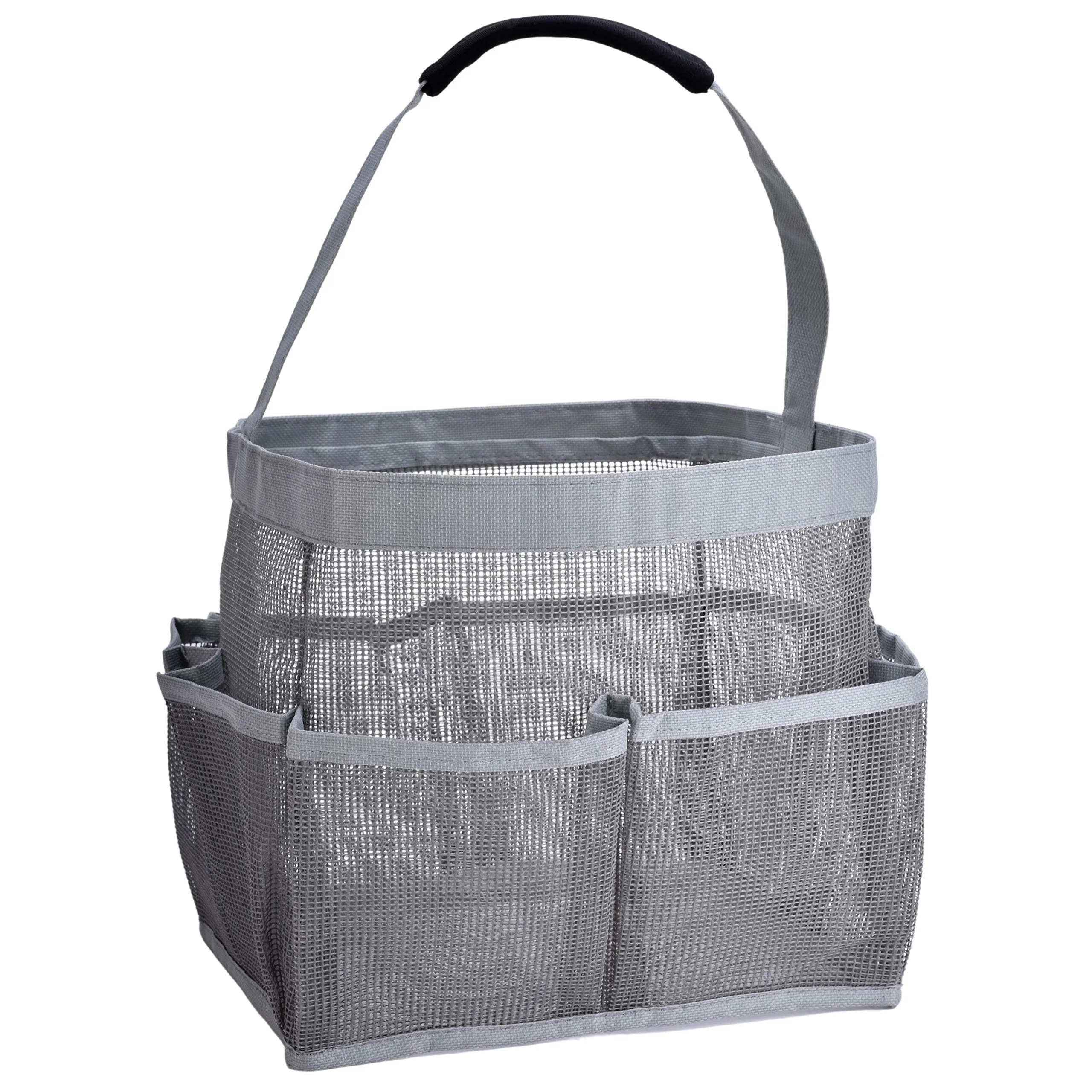 Mesh Shower Bag Shower Caddy with 9 Pockets for Bathroom Toiletry Essentials