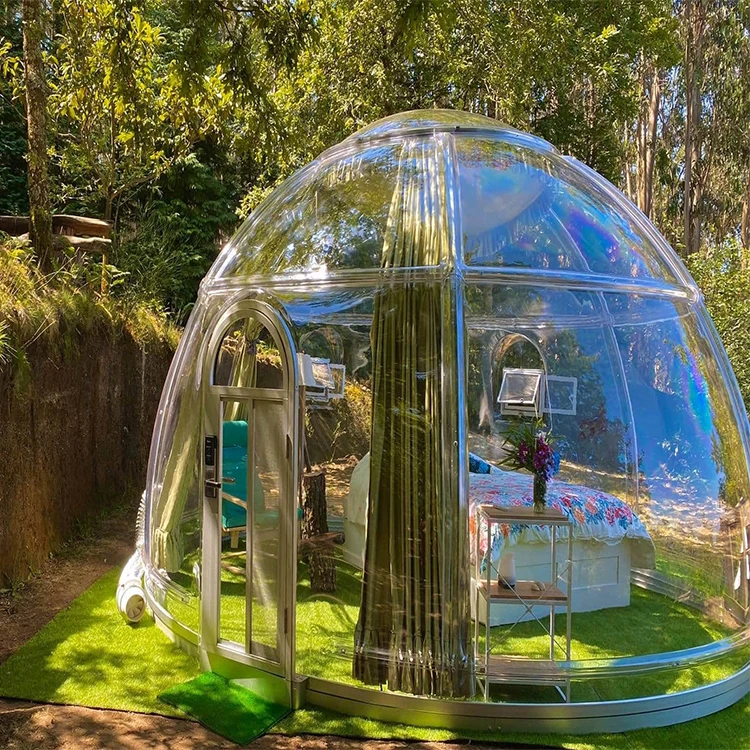 China Wholesale Transparent Waterproof Polycarbonate Bubble Dome Tent