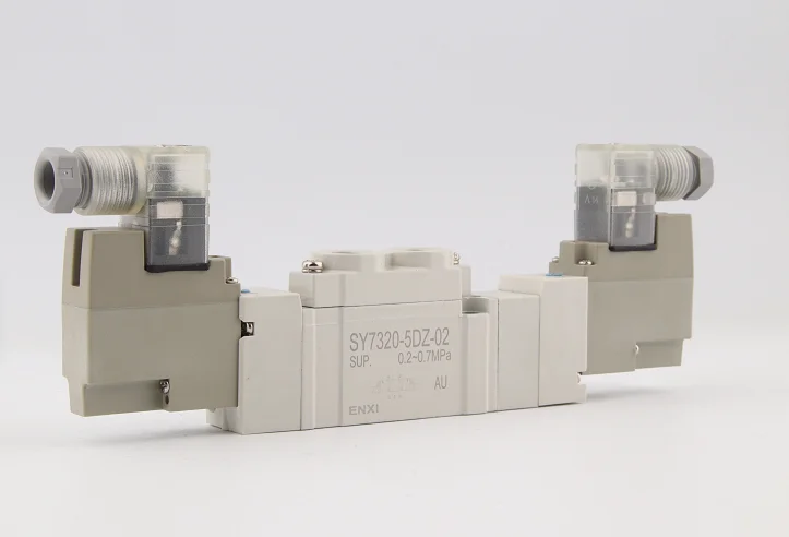 SY7320C-5DZ-02  24vdc 5-way,2-position Solenoid Air Control Valve port size G1/4,DIN Connector type,close type