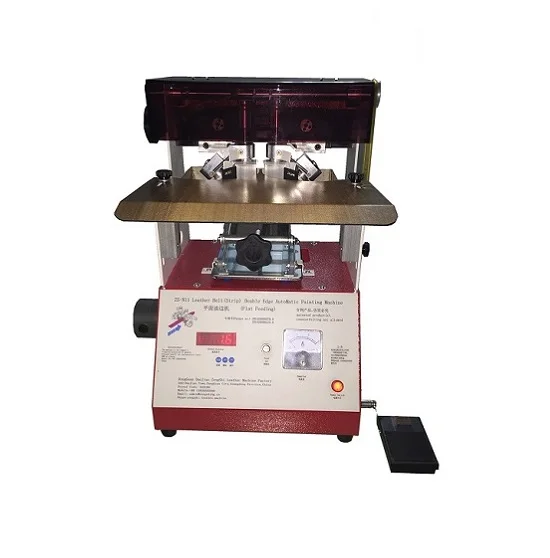 leather diary book painting edge colouring inking machine