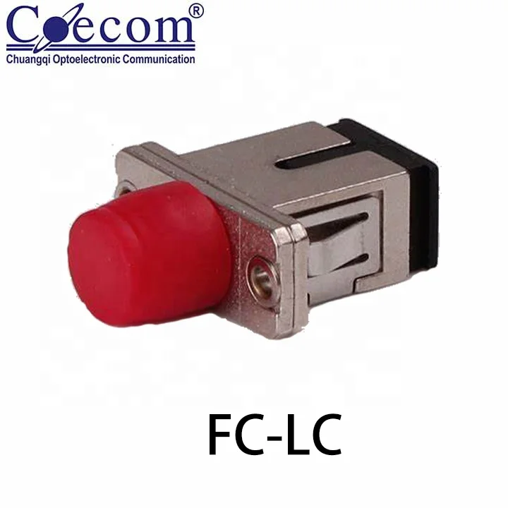 Coecom Factory Wholesale Fiber Adapter LC-FC Fiber Adapter, Simplex Fiber Optic Angel Adapter