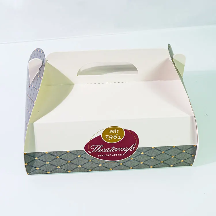 Easter Theme Cartoon Craft Bunny Rabbit Egg Kids Party Cupcake Folding Paper Gift Box Packaging