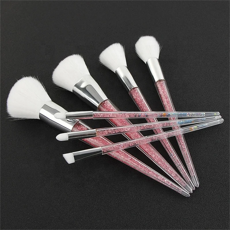 
New Design Cosmetic Makeup Brushes Customized 7Pcs Liquid Glitter Make Up Brushes Set 