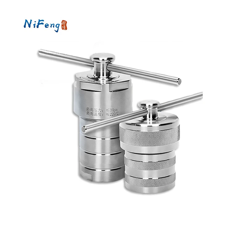 25-1000ml Ptfe Hydrothermal Synthesis Reactor Autoclave