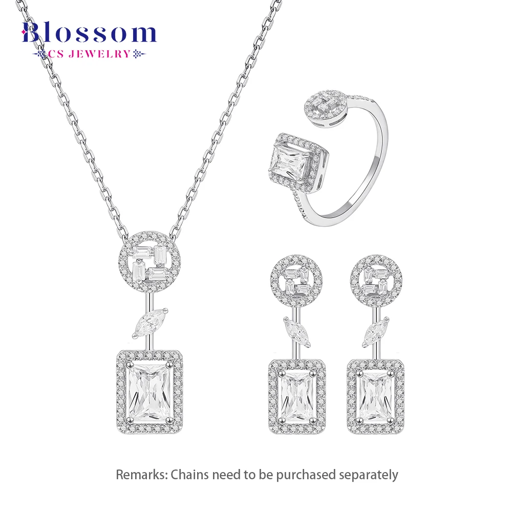 Guangzhou Supplier Costume Jewelry Sets Wholesale Natural Stone Silver 925 Set Making Jewelry Set Women