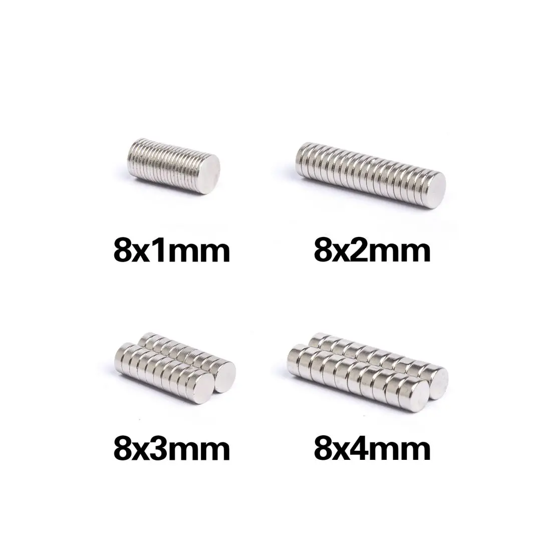 Super Strong Magnet Mini Cylinder Rod N35 Magnet Nickel Coating Industrial Permanent Neodymium Magnet Ndfeb For Welding