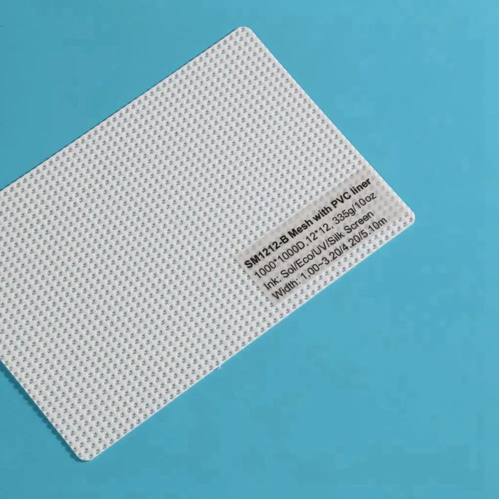 Наружный и внутренний гибкий сетчатый баннер в рулонах