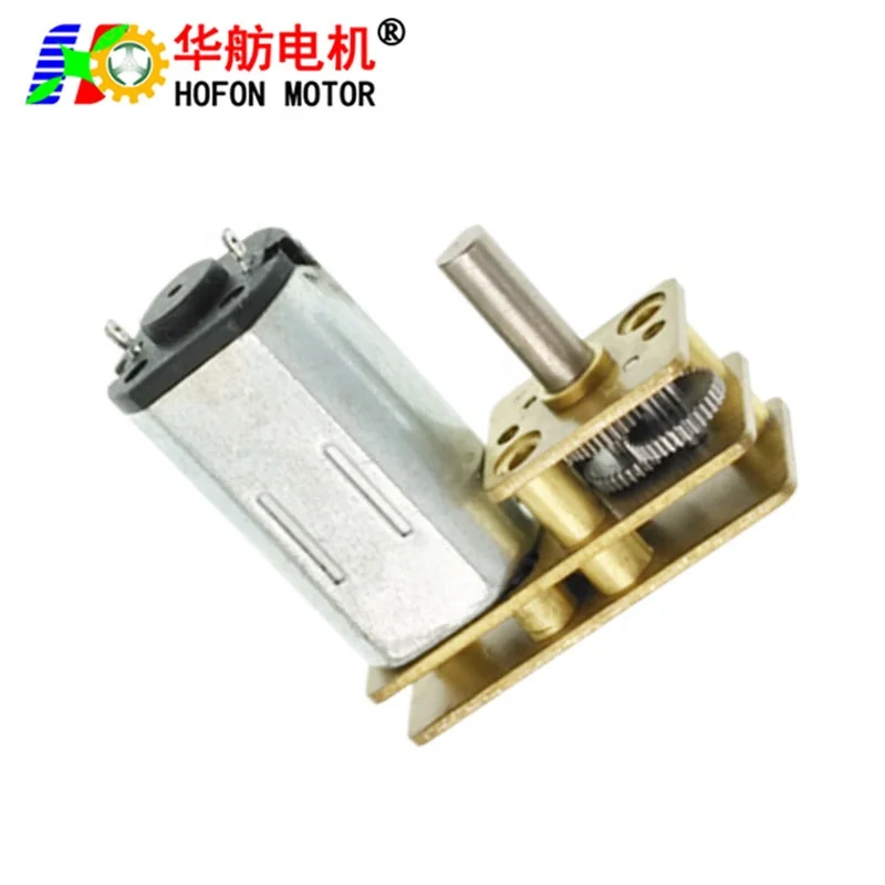 Hofon 24mm GM1024-N30VA Low Rpm 3V 5V 6V 12V DC Metal reducer Motor 12 volt geared motor For Smart Lock