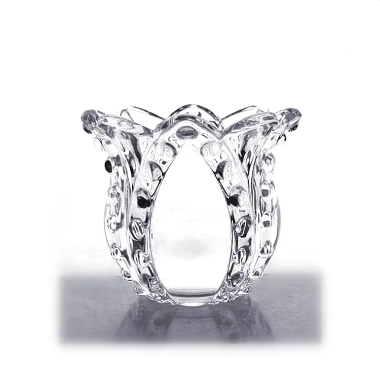 Wholesale Price Cheap Jar Stand Wedding One Size Centerpiece Holder Clear Glass Votive Candle Holders