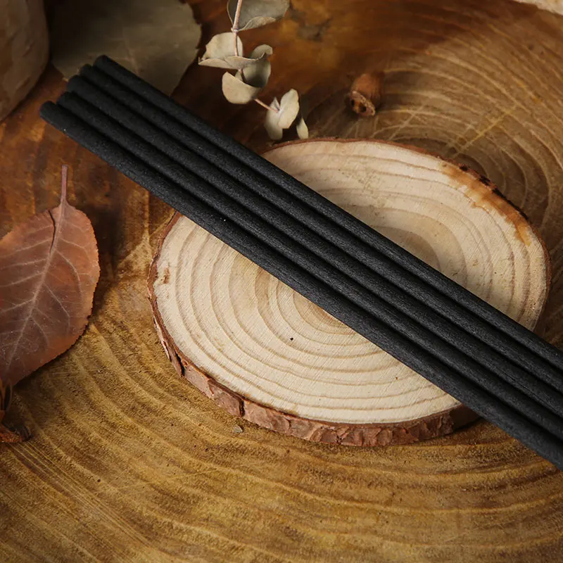 Wholesale Home Air Freshener colored rattan reed diffuser sticks aromatherapy essential oil diffusion fiber stick