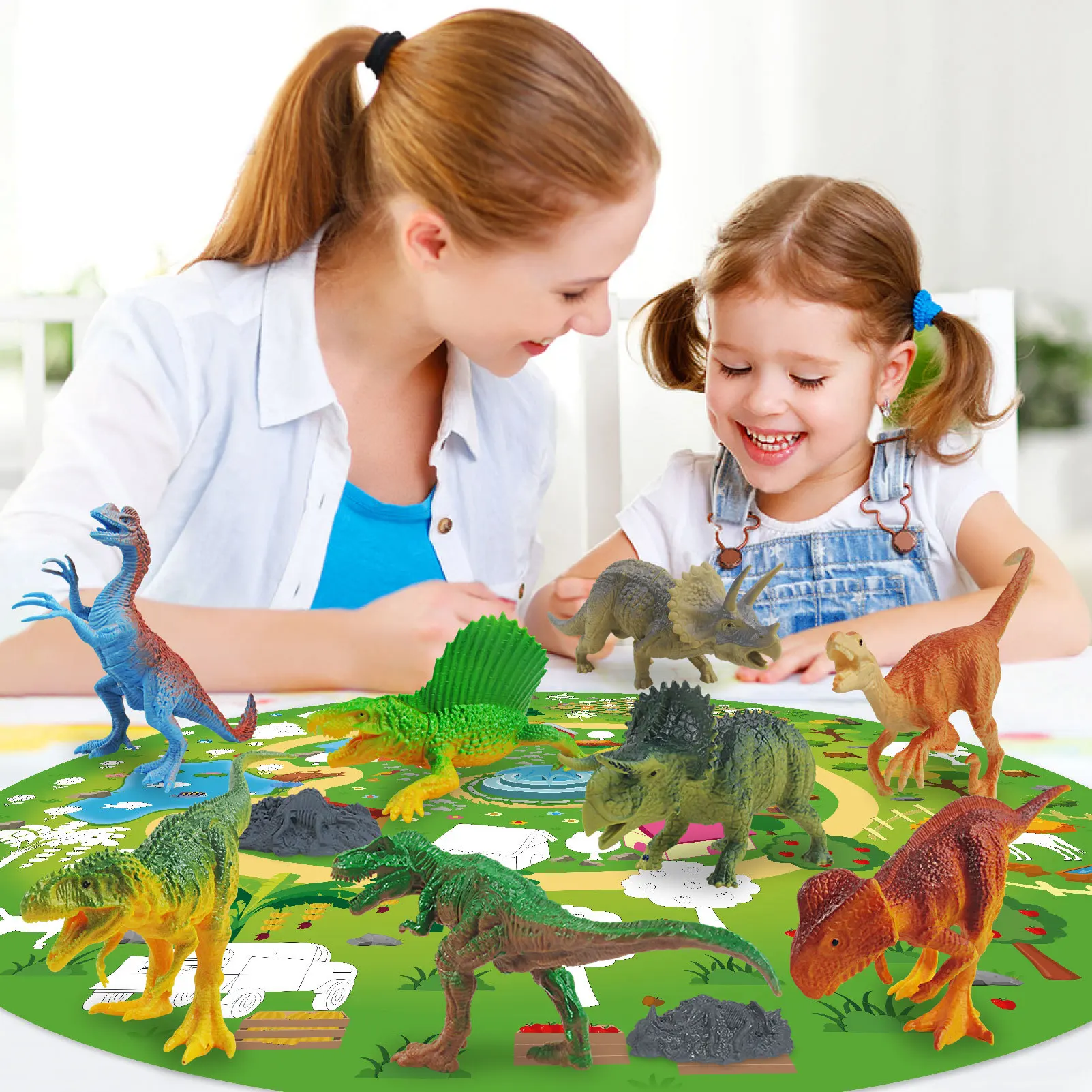 Syh1293 Plastic Animals Models Toys Kit Realistic Dinosaurs Animal Figures For Children Boys Gifts