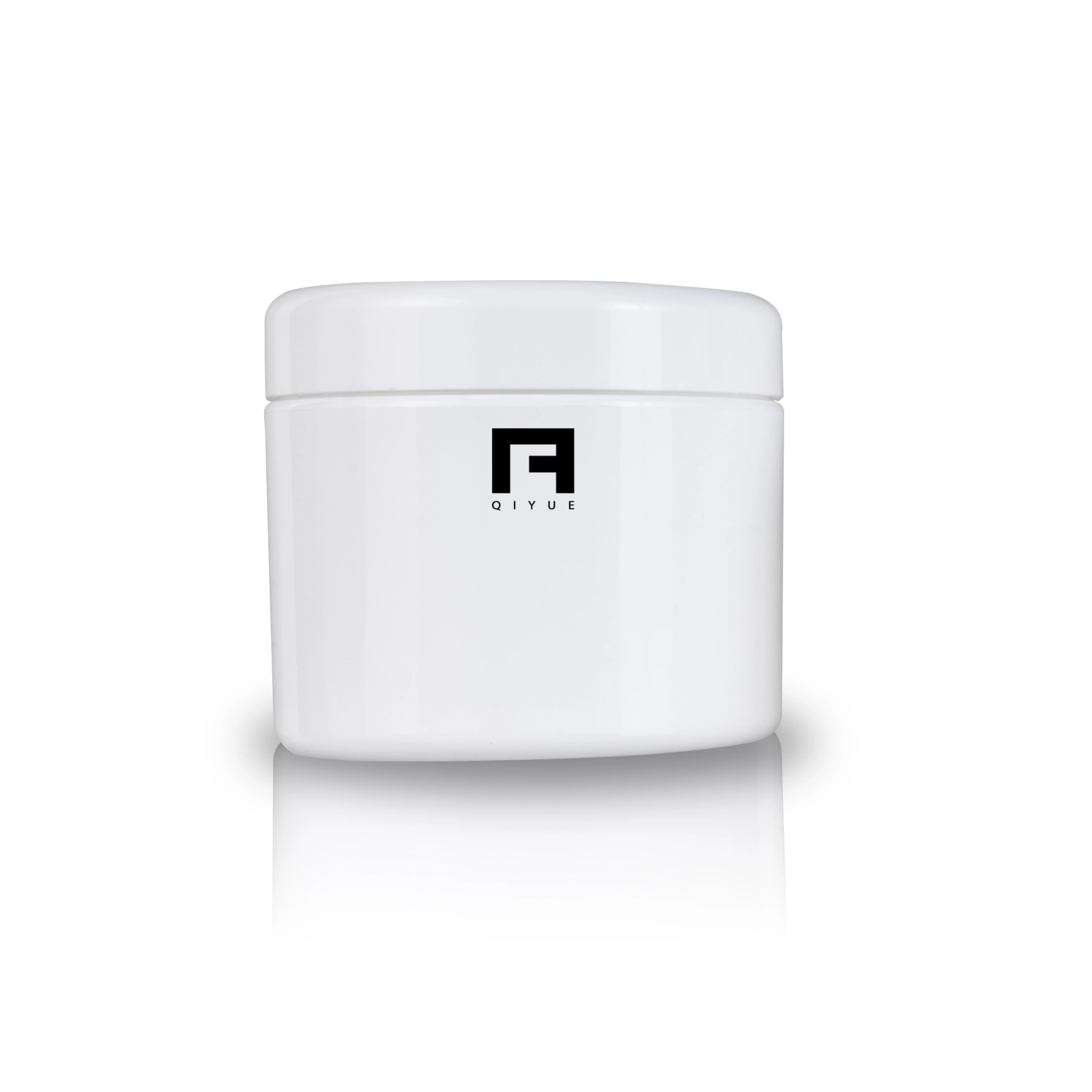 2 oz plastic round double wall  jars with lids wholesale cheap white cream jars 50g cosmetic packaging