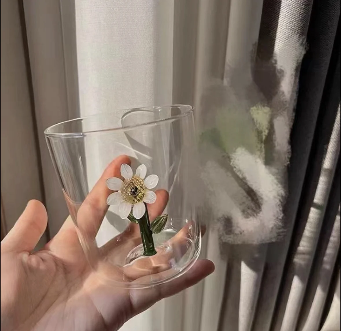 New Creative Transparent Glass Cup Handmade Three-Dimensional Animal And Plant Shape Cute Coffee Milk Drink Cup for Home