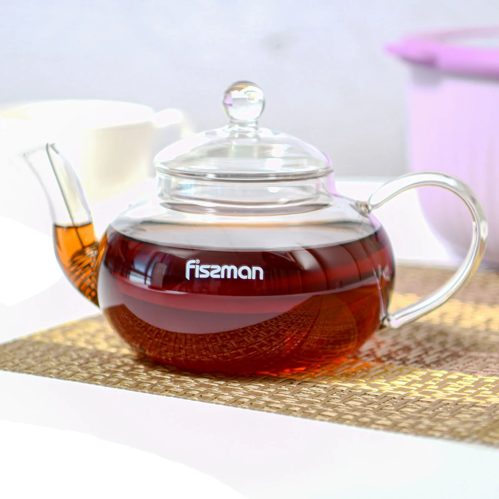 FISSMAN Tea Pot 800 ml with Steel Infuser