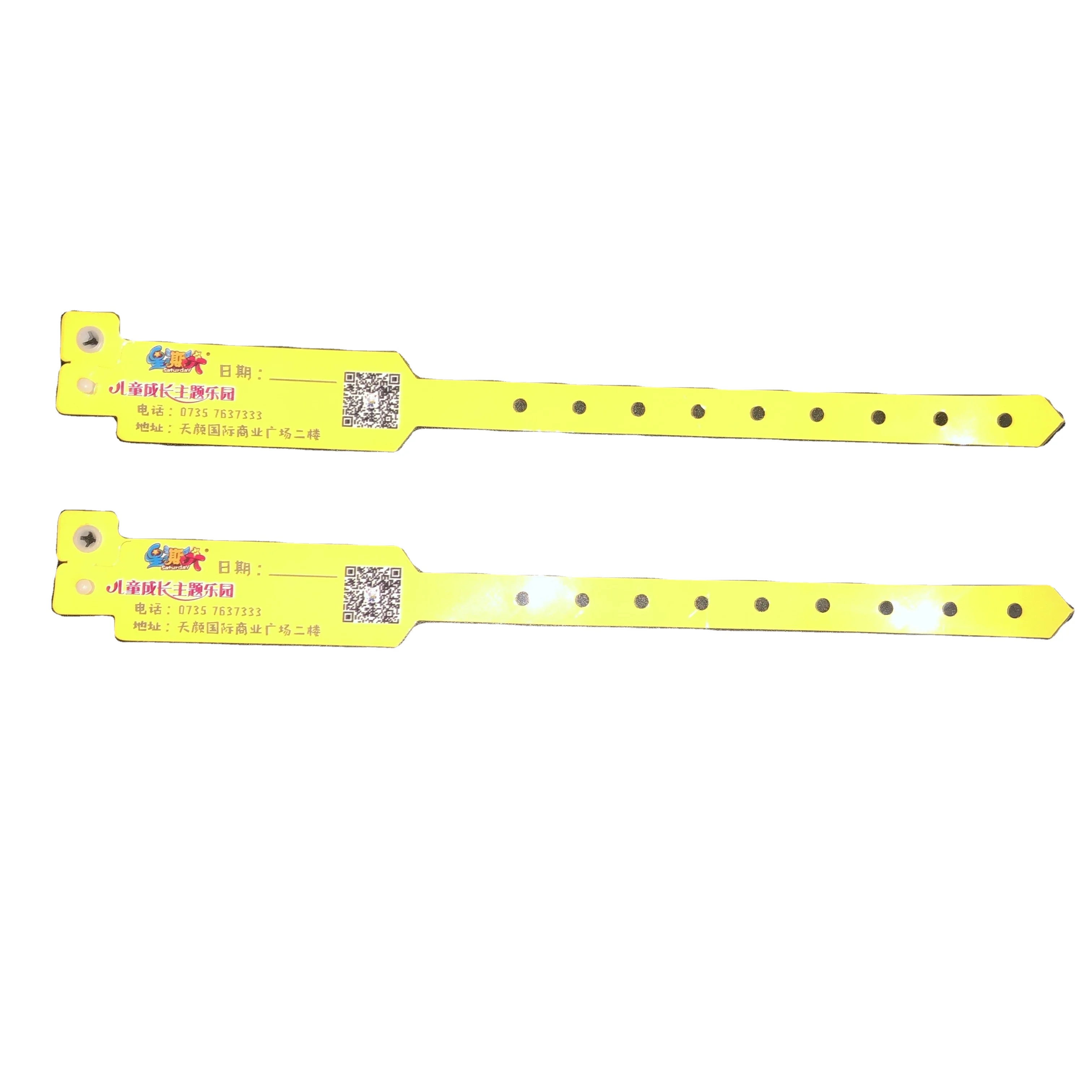 High Quality Transparent Fit For Event Project Plastic vinyl Pvc Wristbands pvc bracelet