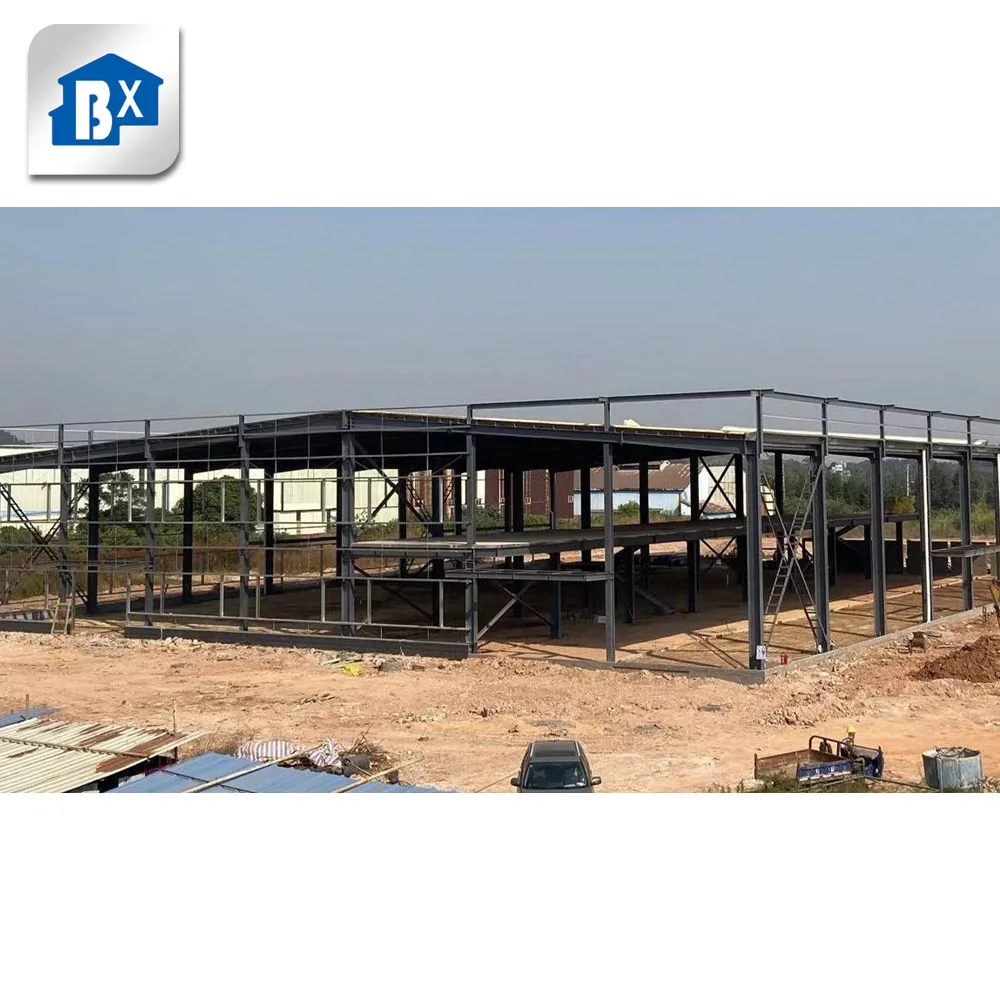 Factory Directly Supply Steel Structure Automobile Sales Shop Car Showroom Steel Structure Building Auto Shop