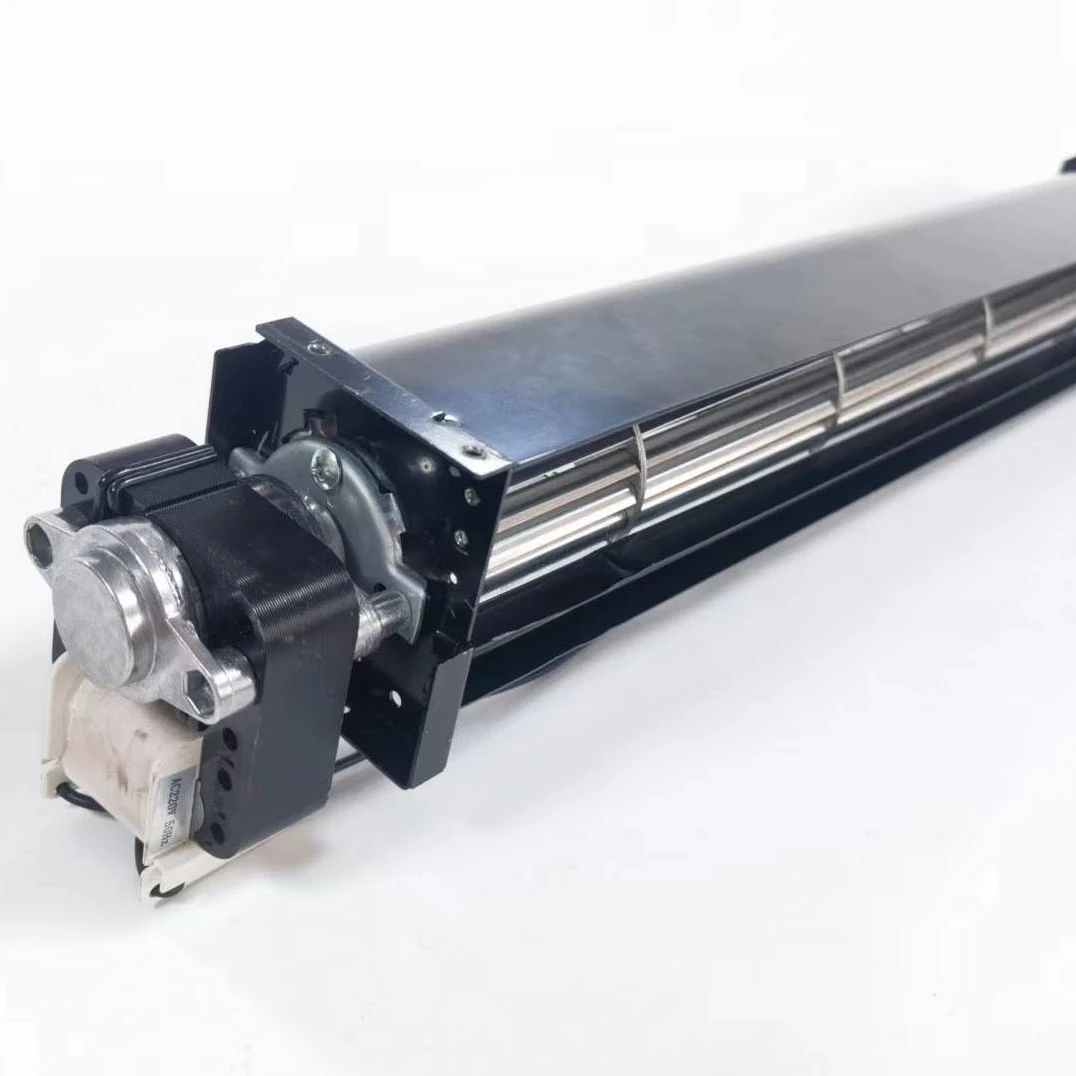 Low Noise Shaded Pole Motor Aluminum Blade Squirrel Cross Flow Fan For Oven