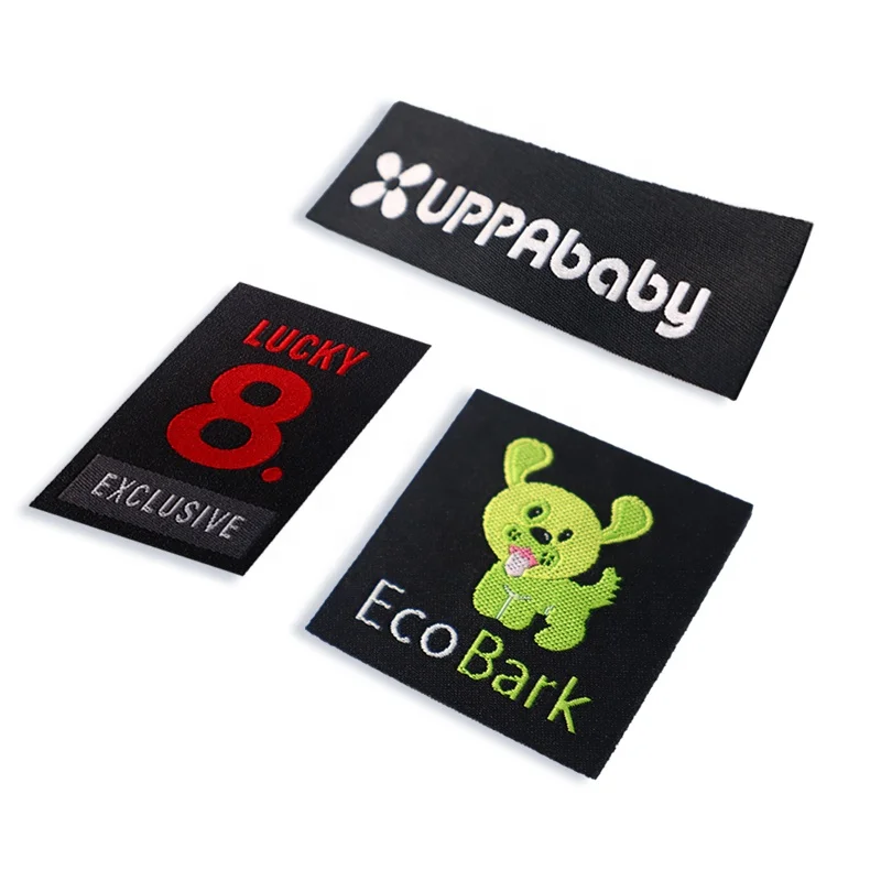 Оптовая продажа, высококачественный роскошный мягкий Тканый логотип c