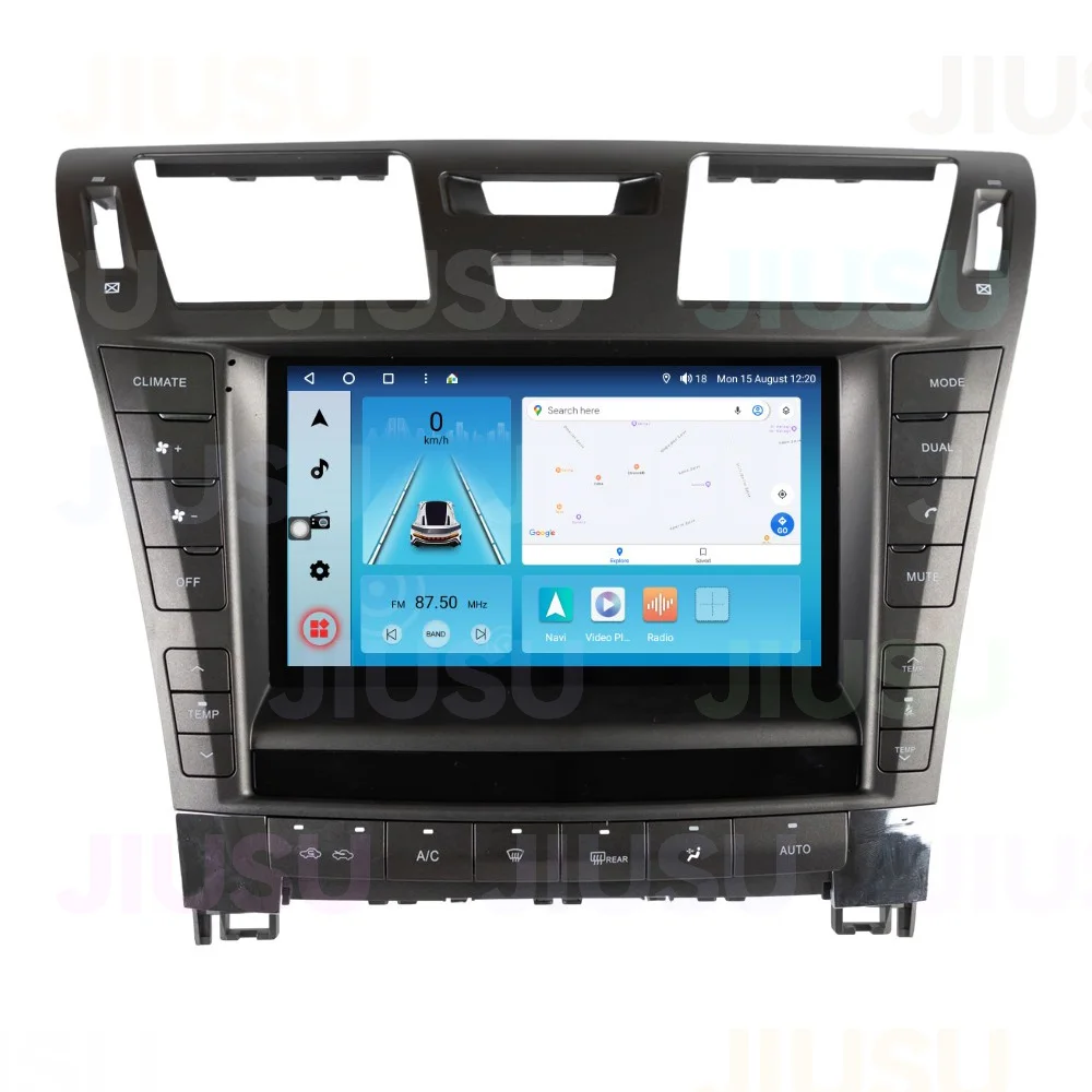 Автомагнитола на Android 12 GPS DVD-плеер стерео мультимедийная аудиосистема Для Lexus LS460 LS600 2006-2011 с Carplay DSP DAB