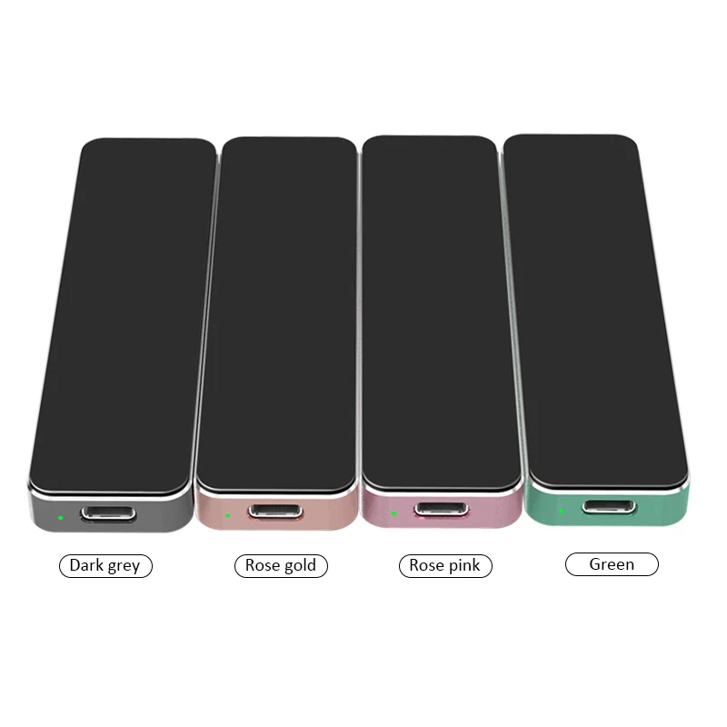 Aluminum Fast Data Transfer Usb3.1 Sata Portable Ssd Case External NVME Enclosure Box for Macbook SSD Case M Key SSD