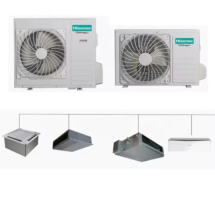 Hisense охладитель многофункциональный 3-зонный разделенный кассовый воздуховод свежего воздуха R410a R32 коммерческий 10-тонный Кондиционер