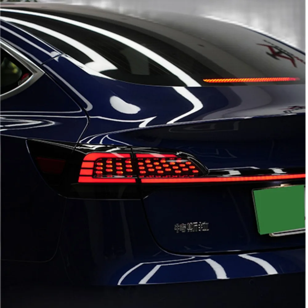 BAINEL  19-23 Retrofitting The Tail Lamp  Assembly Tesla Model 3 Running Light Led Running Water
