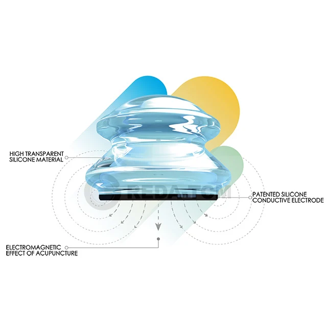 
Acupuncture Therapy Cupping hijama Set portable silicone cupping 