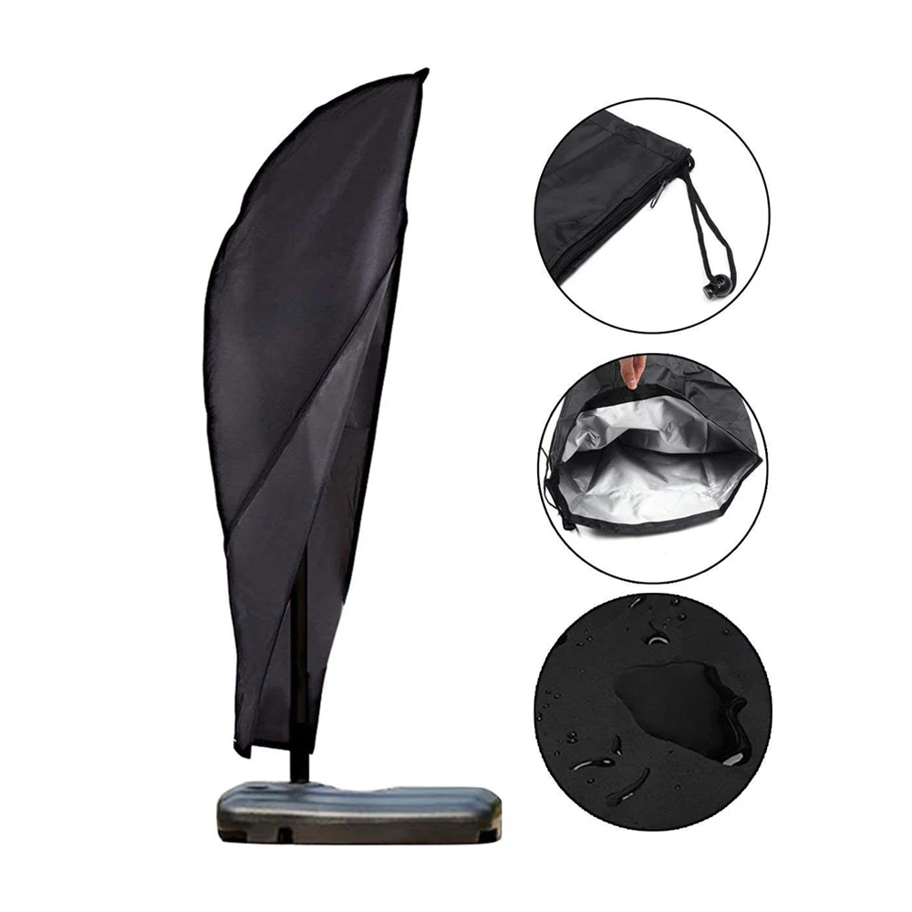 210D полиэстер с серебряным покрытием, уличный чехол для зонта, чехол для зонта, банановый чехол для зонта