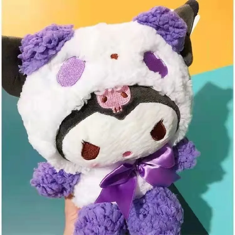 Cartoon Panda Transforms into Sanrios Series Doll Meat Precious Dog vending Machine Plush Toys