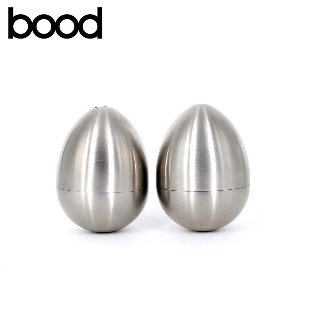 stainless steel spice  shaker  tumbler design egg shape
