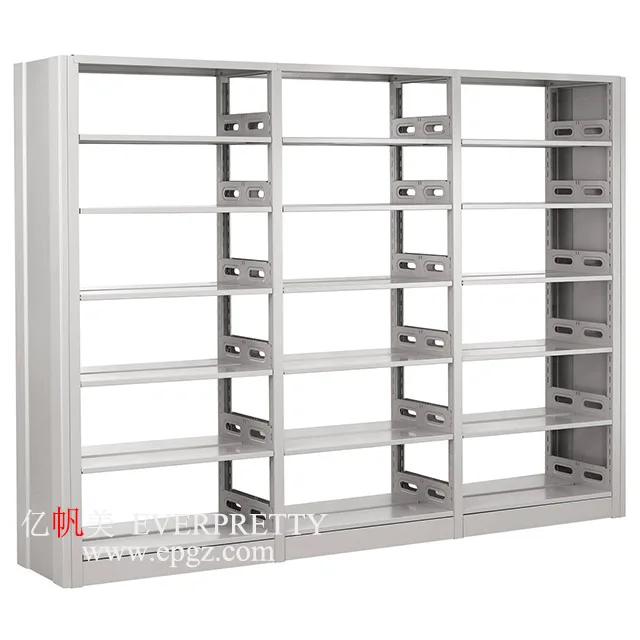 School Furniture Metal Bookshelf Portfolio Book Shelf White Cube Bookcase Iron Modern Bookshelf for Library