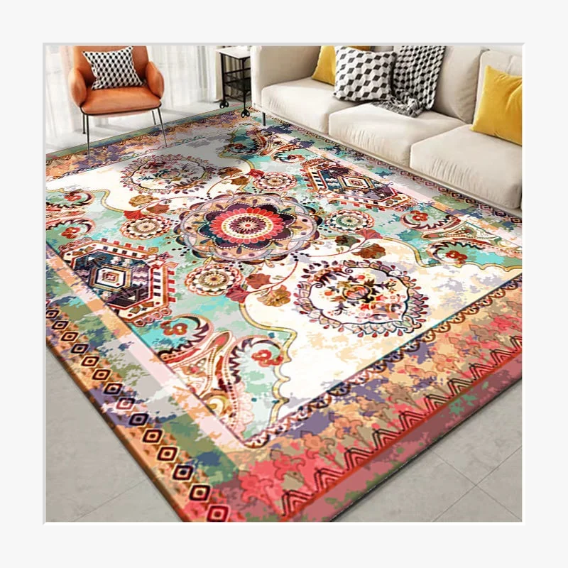 Persian Carpet Living Room Decoration Home Morocco Coffee Tables Mat Bedroom Decor Large Area Rugs Non-slip Washable Floor Mats