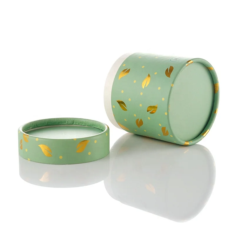 CMYK Custom Printing Cylinder Paper Food Packaging Box Wholesale Manufacturer Nuts Packaging Paper Tube