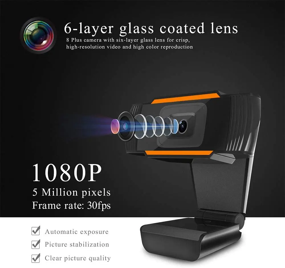 2,0 HD и безприводная веб-камера 720p USB камера записи видео веб-камера с микрофоном для ПК компьютер