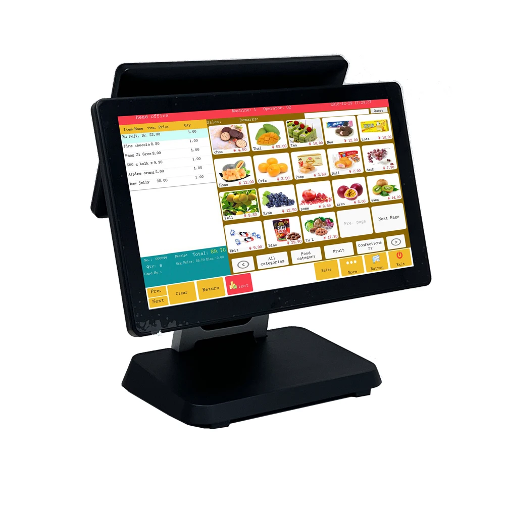 Прямая Заводская 15 6 'POS машина кассир платежные терминалы POS системы Android терминал для супермаркета