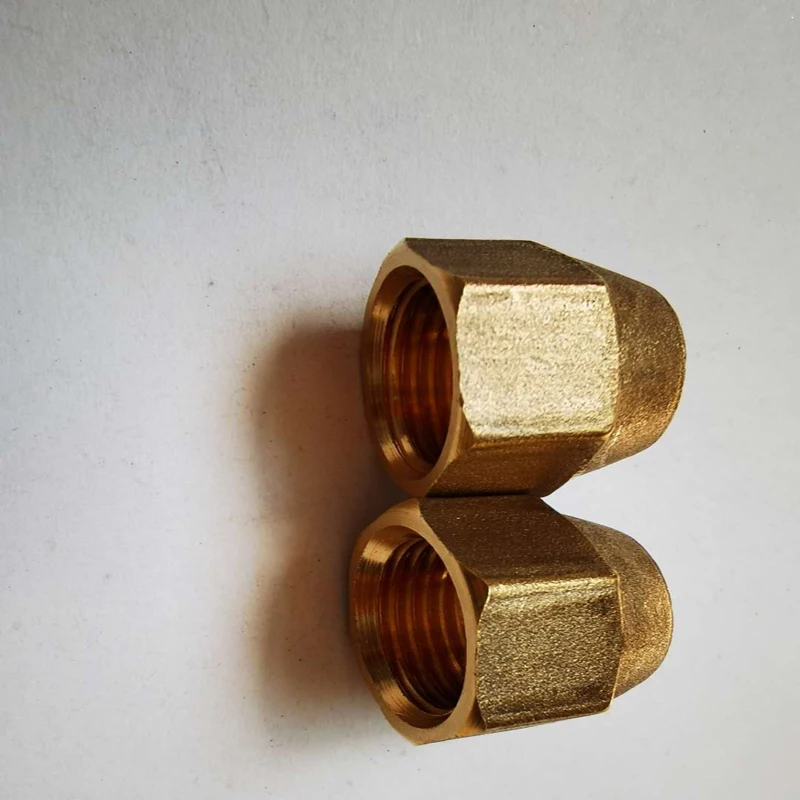 
High quality hexagon Brass air conditioner flare Fitting nut 