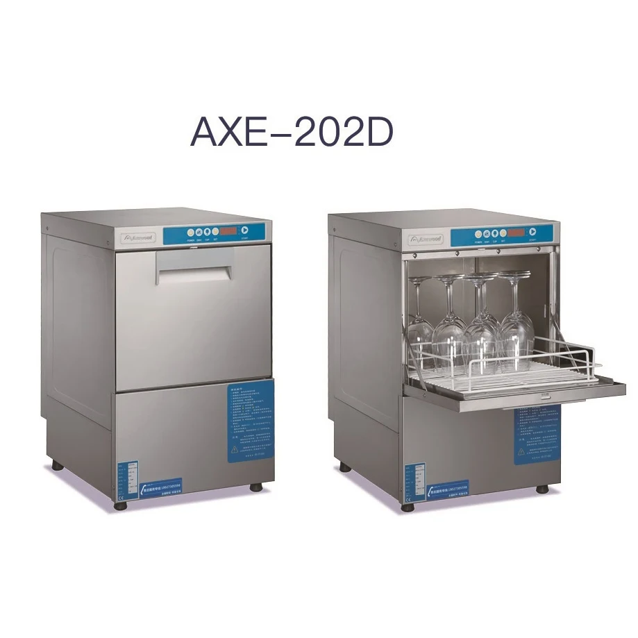 Commercial under counter glasses washer machine and dishwasher machine for bar and restaurant