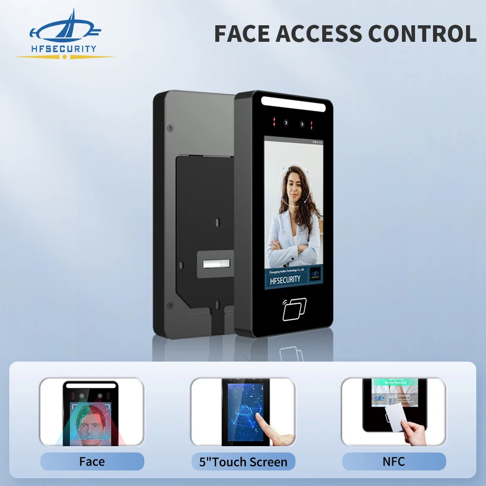 FR05 HFSecurity Android WIFI Обнаружение лица захват распознавание Биометрия посещаемости времени