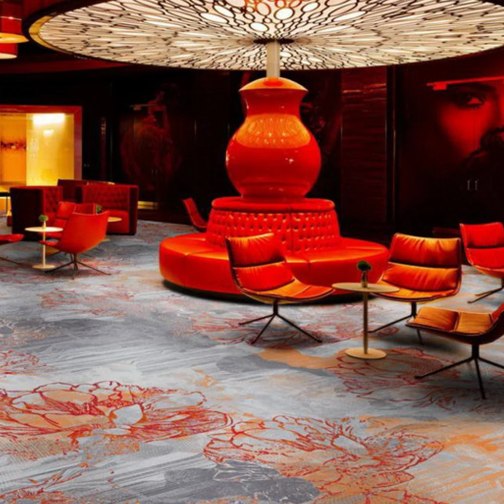 Custom high quality moquette axminster carpets for hotels eco-friendly custom size hotel carpet roll movie theater room carpet