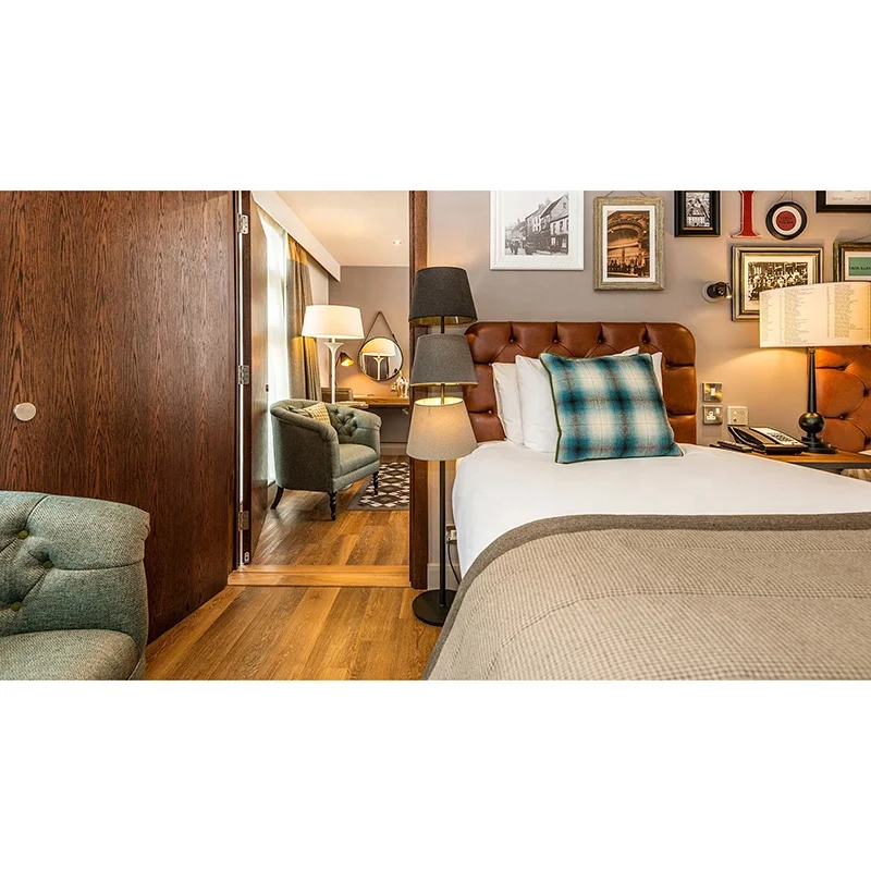 Hotel Indigo luxury Custom modern hotel bedroom set bedroom furniture