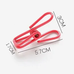 Лидер продаж, зажимы для чипов и сумок, цветной стальной зажим с зажимом для вешалки vynel